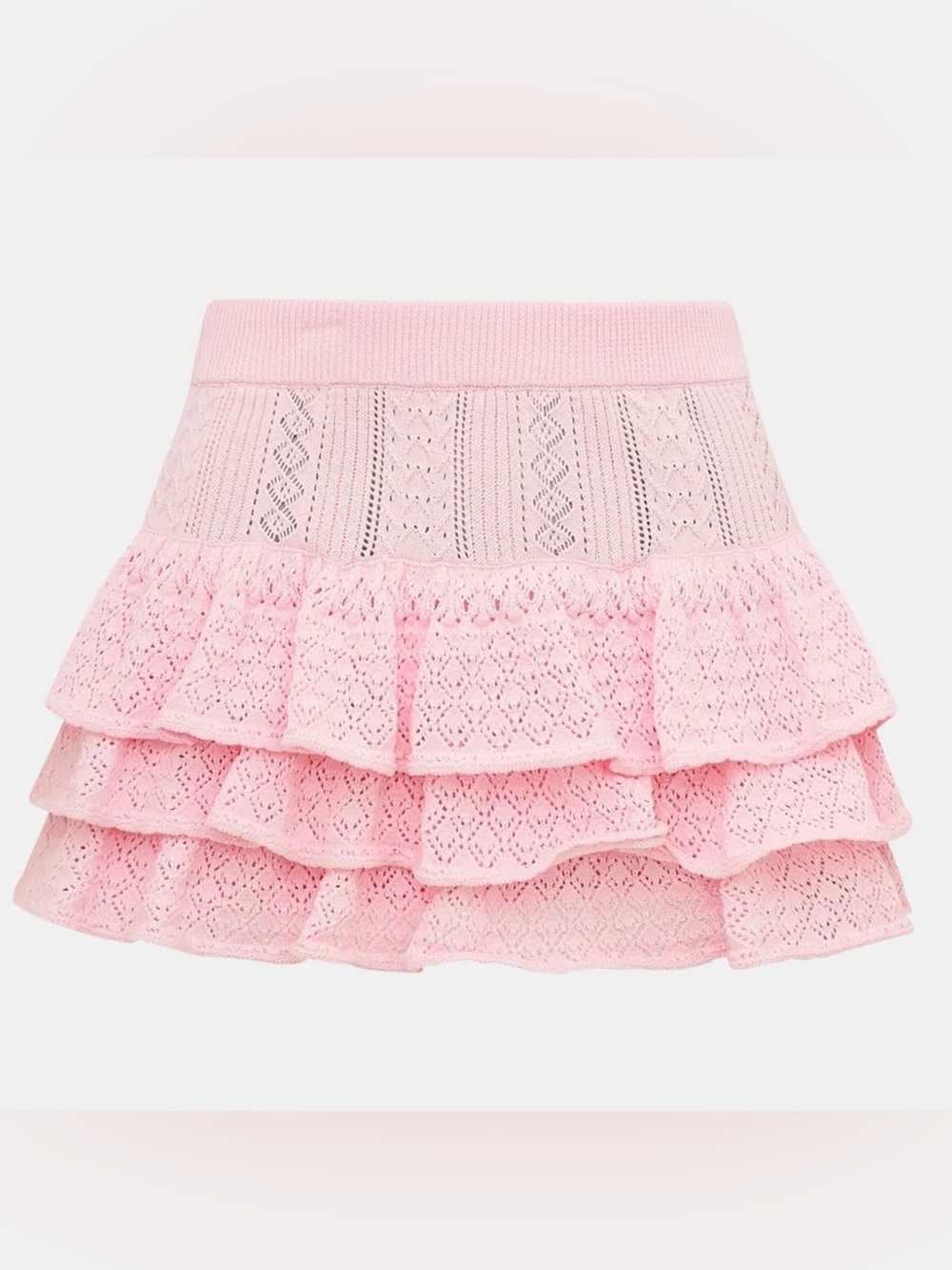 Love Shack Fancy Pink Baudin Bow Poinelle Mini Skirt Ballerina